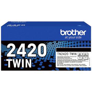 Brother Tonercassette TN-2420TWIN TN2420TWIN Origineel Zwart 3000 bladzijden