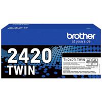 Brother Tonercassette TN-2420TWIN TN2420TWIN Origineel Zwart 3000 bladzijden - thumbnail