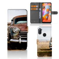 Samsung Galaxy M11 | A11 | Telefoonhoesje met foto | Vintage Auto