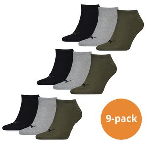 Puma Sneakersokken Plain 9-pack Forest Night Combo-43/46