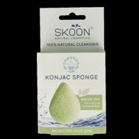 Konjac spons green tea bio 1 Stuks