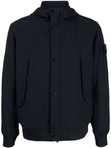 Stone Island veste à badge Compass - Bleu