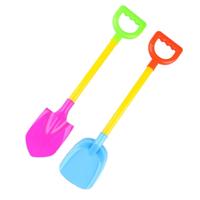 2 stuks/set zandstrand zandstrand schop speelgoed kinderen gekleurde plastic schop model voor kinderen buiten sneeuw schop strand Dune tool speelgoed