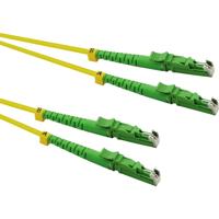 ROLINE glasvezelkabel duplex 9/125µm OS2, LSH/LSH, APC gepolijst, LSOH, geel, 7,5 m
