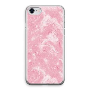 Abstract Painting Pink: iPhone 8 Transparant Hoesje