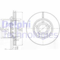 Remschijf DELPHI, Remschijftype: Geventileerd: , u.a. für Audi - thumbnail