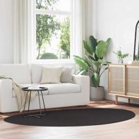 Tapijt HUARTE Zwart 160 x 230 cm Polyester