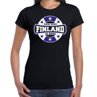 Have fear Finland is here / Finland supporter t-shirt zwart voor dames 2XL  -
