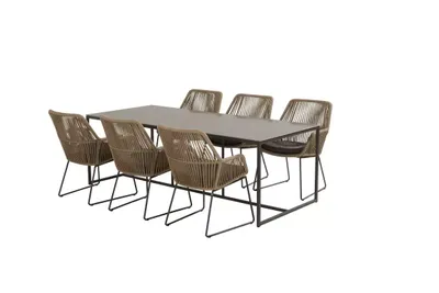 Ramblas tuinset met Quatro tafel | 4 Seasons Outdoor