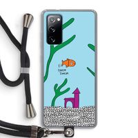 Aquarium: Samsung Galaxy S20 FE / S20 FE 5G Transparant Hoesje met koord