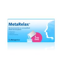 Metagenics MetaRelax Voedingssupplement Stress En Vermoeidheid 84 Zakjes