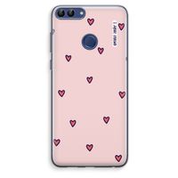 Hartjes: Huawei P Smart (2018) Transparant Hoesje Hartjes: Huawei P Smart (2018) Transparant Hoesje