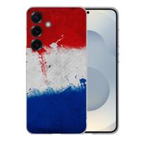 TPU Hoesje Samsung Galaxy S25 Plus - Nederlandse vlag - schokabsorberende TPU