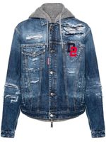 DSQUARED2 veste à capuche doublée - Bleu