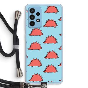 Dinosawrr: Samsung Galaxy A52 Transparant Hoesje met koord