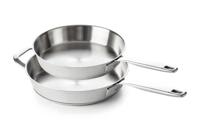 Beka Koekenpannenset Maestro 5-Ply 2-Delig - ø 24 & 28 cm - zonder anti-aanbaklaag - geschikt voor alle warmtebronnen