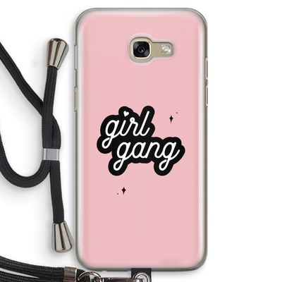 Girl Gang: Samsung Galaxy A5 (2017) Transparant Hoesje met koord