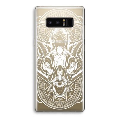 Oh Deer: Samsung Galaxy Note 8 Transparant Hoesje