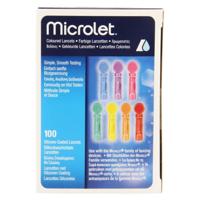 Ascencia Microlet Lancetten Ster Gekleurd 100