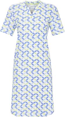 Ringella nachthemd grafisch blauw