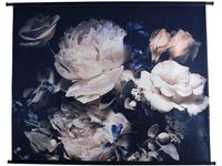 Wall Hanging Peony Velvet Blue 146x110cm - HD Collection