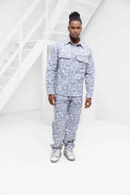 Project X Paris Tropical Set Heren Lichtblauw/Wit - Maat S - Kleur: LichtblauwWit | Soccerfanshop