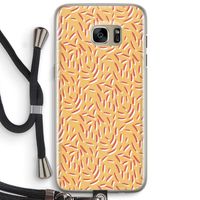 Camouflage: Samsung Galaxy S7 Edge Transparant Hoesje met koord