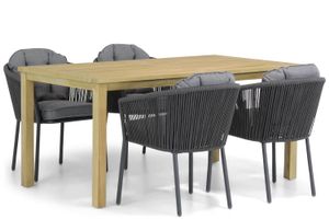 Santika Novita/Weston 160 cm dining tuinset 5-delig