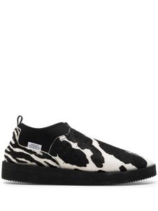 Suicoke baskets à imprimé animalier - Noir