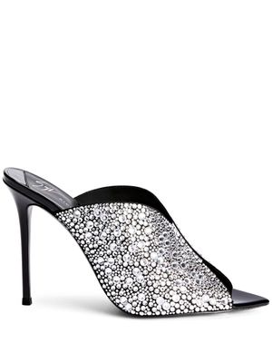 Giuseppe Zanotti sandales Intriigo Sparkle 105 mm - Noir