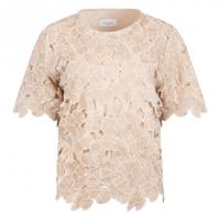 Nukus - Beige | Dames | Top | Beige | M | regular | Kamst mode