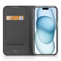 iPhone 15 | Standcase | Marmer Wit Zwart - Origineel Cadeau Man