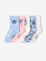 Set van 5 paar Disney® Lilo & Stitch kniekousen voor meisjes hemelsblauw