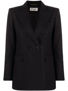 Saint Laurent blazer croisé - Noir