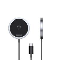 DUDAO Kit 15W Magnetic Wireless Charger Qi and 20W AC MagSafe Compatible White Smartphone Zwart USB Draadloos opladen Snel opladen Binnen