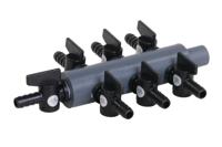 Europond Kunststof Luchtverdeler 9mm met 7 Regelbare Kraantjes voor Vijver Beluchting