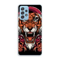 Tiger and Rattlesnakes: Samsung Galaxy A73 Transparant Hoesje