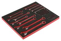 Bahco Foaminlay Fit&Go 3/3 met ringsteeksleutels - 21-delig - FF1A134 Bahco Foaminlay Fit&Go 3/3 met ringsteeksleutels - 21-delig - FF1A134