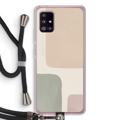 Geo #7: Samsung Galaxy A51 5G Transparant Hoesje met koord