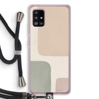 Geo #7: Samsung Galaxy A51 5G Transparant Hoesje met koord