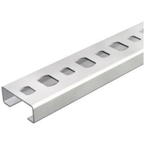 OBO Bettermann 1105906 Profielrail (l x b x h) 1000 x 20 x 8 mm Metaal 10 stuk(s)