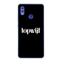 Topwijf Zwart: Honor Note 10 Transparant Hoesje