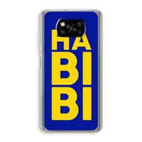 Habibi Blue: Xiaomi Poco X3 Pro Transparant Hoesje - thumbnail