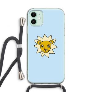 Kleine leeuw: iPhone 11 Transparant Hoesje met koord