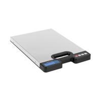 Pakketweegschaal - met draaggreep - 150 kg / 100 g - 39 x 32 cm
