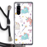 Fantasiewereld: Sony Xperia 5 Transparant Hoesje met koord