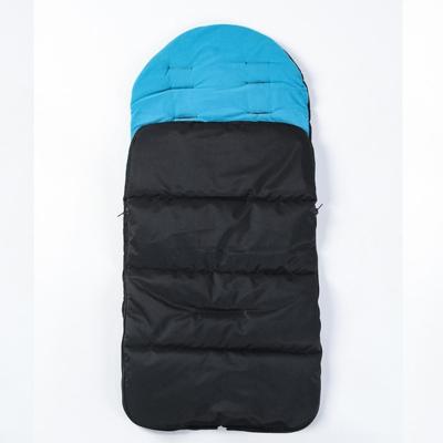 Winter en herfst baby wandelwagen slaapzak waterdichte kinderwagen voet cover (blauw)