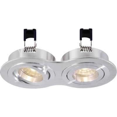Deko Light 110009 Mira, 2x max. 35 W MR16, Silber Inbouwlamp MR16 GU5.3 Zilver