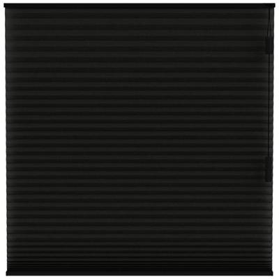 Leen Bakker - Fenstr Plisségordijn Chicago Dubbel 25mm Verduisterend - (15023) - Polyester - Zwart - 120x10x10 Cm