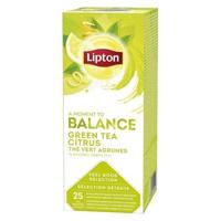Thee lipton balance green tea citrus 25x1.5gr